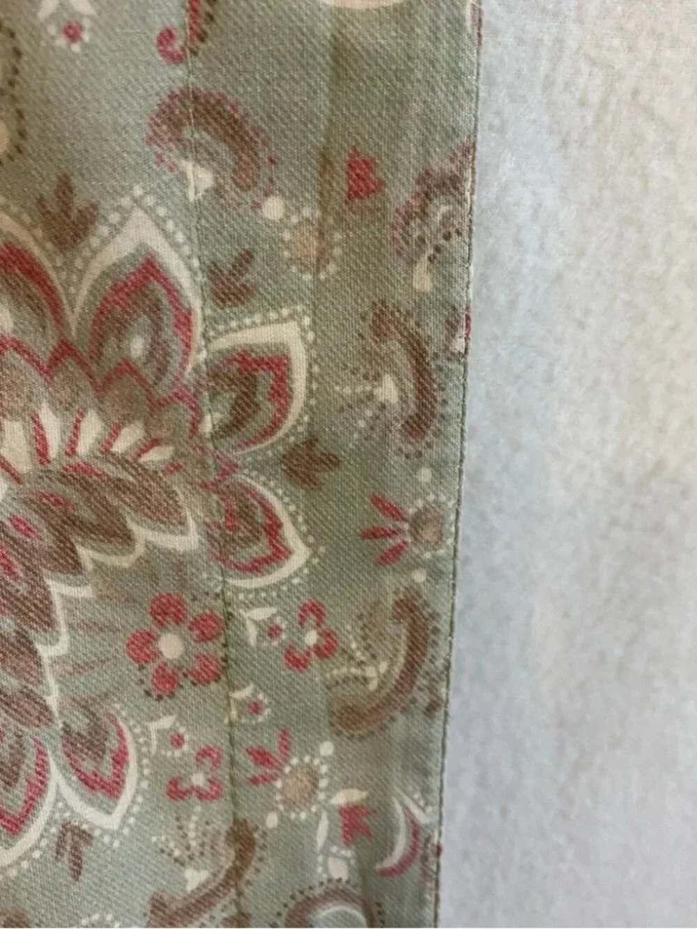Lauren Ralph Lauren Hadley paisley green floral King pillow sham